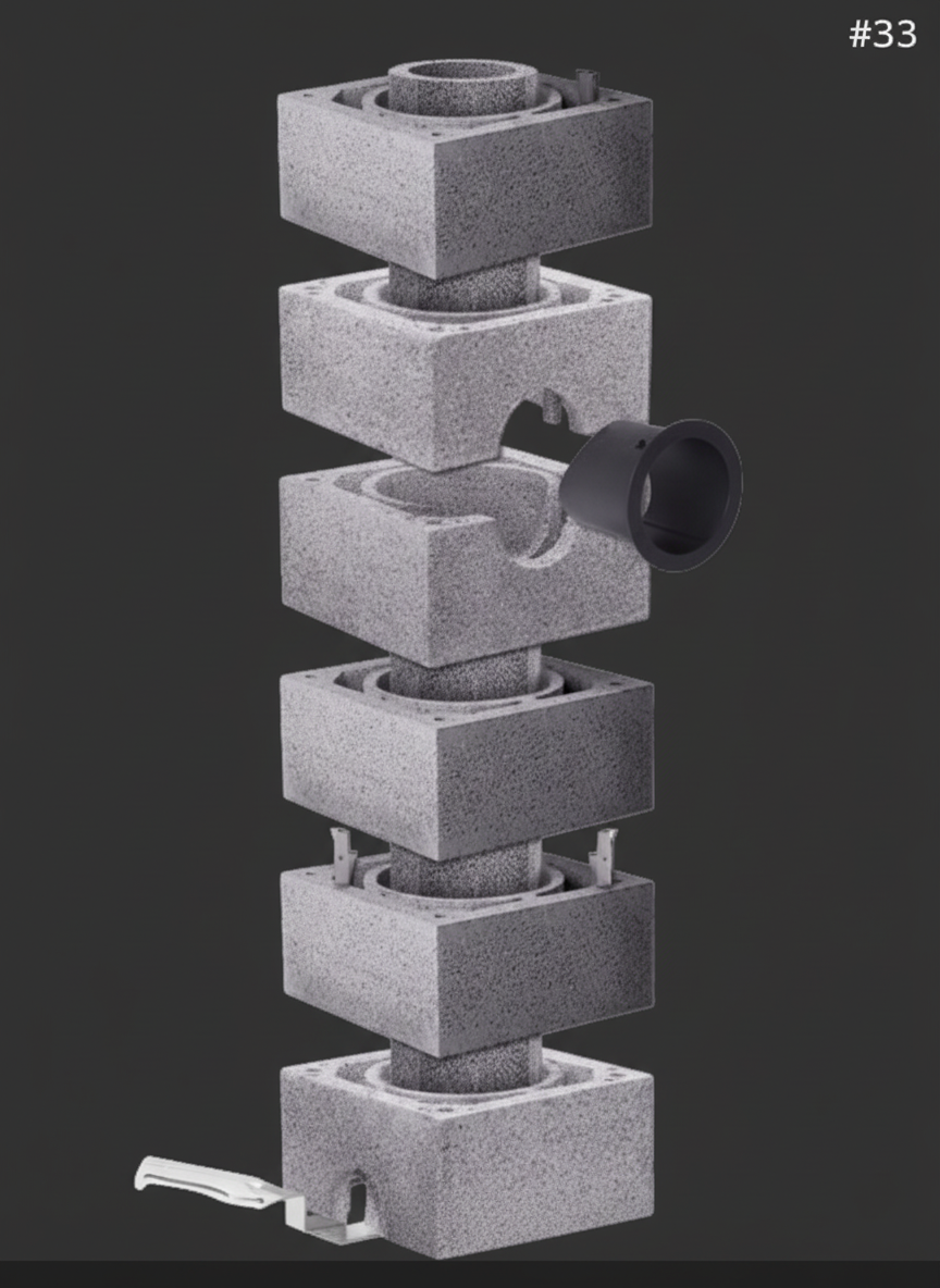 Isokern Air – Blockskorsten med integrerad tilluft från Schiedel (bild 1)